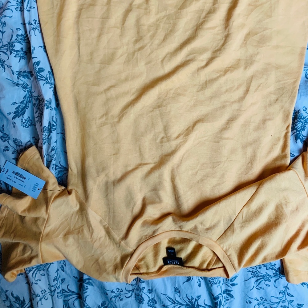 Yellow jersey dress